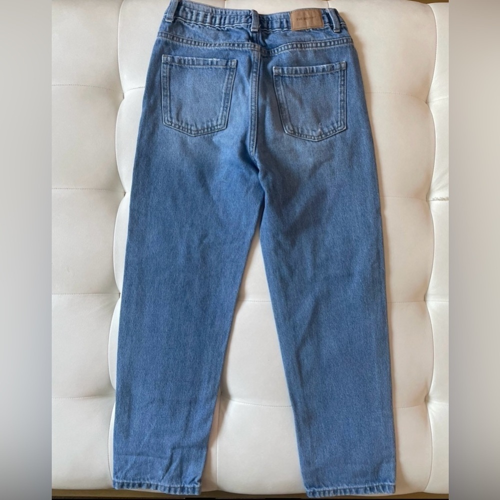 Zara girls Distressed Blue Denim Jeans - Picture 3 of 7